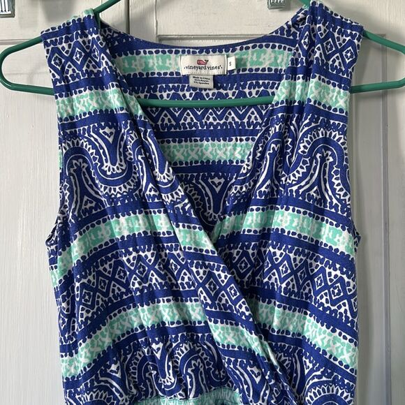 Vineyard Vines v-neck nautical maxi-dress - Size S - Picture 2 of 7